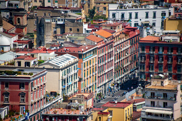 Fototapeta na wymiar Residential Buildings - Naples - Italy