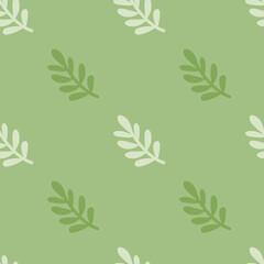 Artistic seamless foliage design.