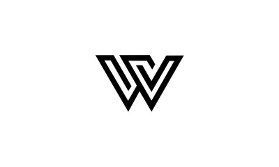 W logo vector