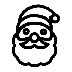 Mrs. Santa Claus Icon vector illustration