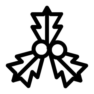 Mistle toe icon vector illustration