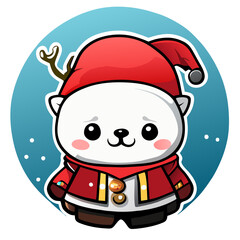 cartoon santa claus