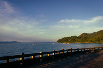 Obraz premium Sunset over the sea. Calatrava, Romblon, Philippines