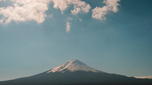Timelapse of Mont Fuji in Japan