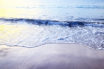 sea foam on the sand abstract background abstract water ocean