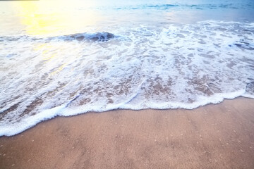 sea foam on the sand abstract background abstract water ocean