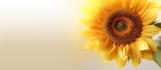 Obraz premium sunflower tungal background spotlight gold sunlight bokeh abstract