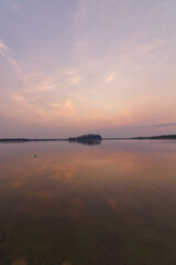A Colorful Summer Evening at Astotin Lake