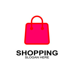 Shopping bag sign symbol logo.