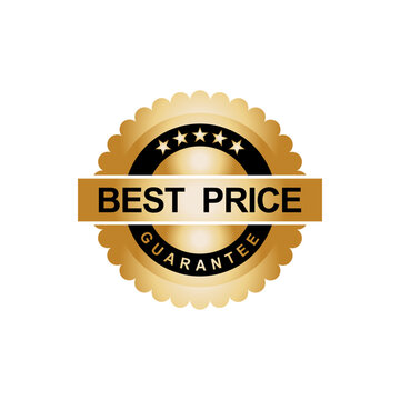 Best Price Emblem. Promotion, Sticker Sale. Label Symbol – Vector.