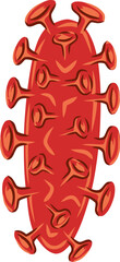 Virus Alphabet Letter I