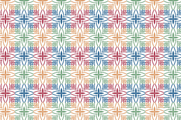 Abstract Geometric Seamless Fabric, Textile Pattern Background