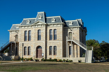 old historic city hall in Blanco, Texas