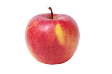 Red ripe apple isolate on white. Healthy Eating. Fruit, vitamins.