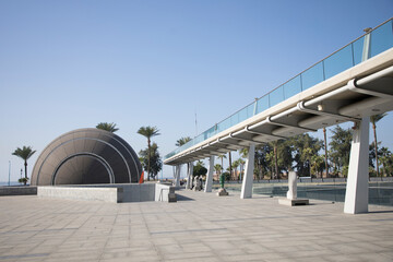 The planetarium at Bibliotheca Alexandrina in Alexandria, Egypt - obrazy, fototapety, plakaty