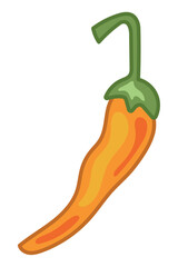 orange chilli pepper