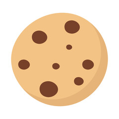 Biscuit and cookies illustration. Isolated on white background. Vector illustration.