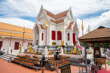 King Naraesuan Shrine in Chan Palace the residence of the Ayutthaya Royal family in the 15th...