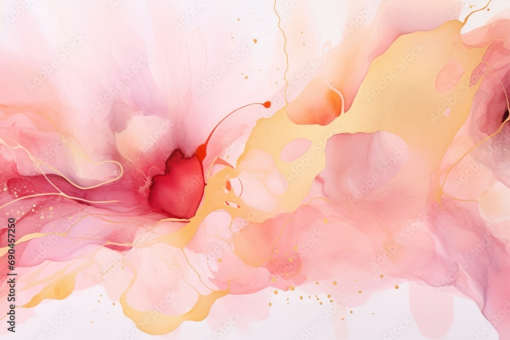 Poster background with fluid art texture. backdrop with abstract mixing paint effect. liquid acrylic artwor
