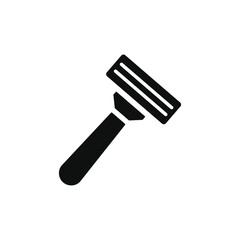 Safety razor icon isolated on white background