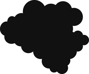 cloud flat cartoon. cloud icon symbol concept. Vector flat cartoon cloud illustration for web sites and banners design.