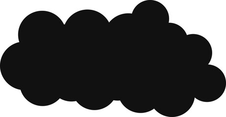 cloud flat cartoon. cloud icon symbol concept. Vector flat cartoon cloud illustration for web sites and banners design.