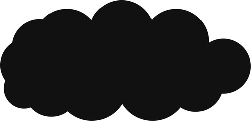 cloud flat cartoon. cloud icon symbol concept. Vector flat cartoon cloud illustration for web sites and banners design.