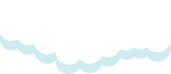 cloud flat cartoon. cloud icon symbol concept. Vector flat cartoon cloud illustration for web sites and banners design.