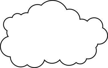 cloud flat cartoon. cloud icon symbol concept. Vector flat cartoon cloud illustration for web sites and banners design.