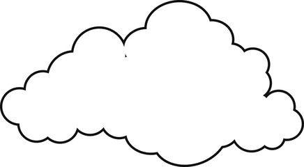 cloud flat cartoon. cloud icon symbol concept. Vector flat cartoon cloud illustration for web sites and banners design.