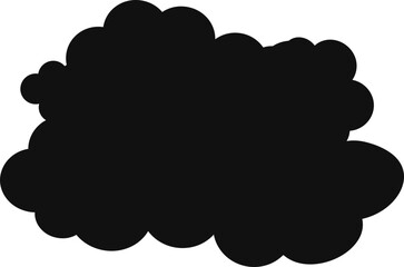 cloud flat cartoon. cloud icon symbol concept. Vector flat cartoon cloud illustration for web sites and banners design.