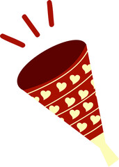 New Year Trumpet Icon