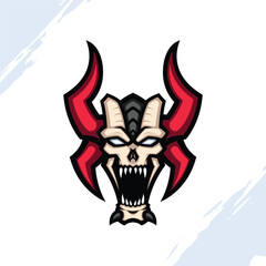 The Head of a Powerful Four-Horned Monster