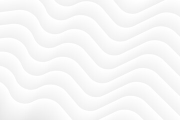 Abstract white gray satin texture background fluid flow with smooth line futuristic graphic design Banner Pattern elegant Geometric Textured intricate 3D wall Light wave vector EPS10