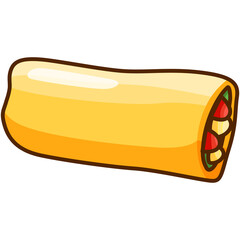 Burrito Sticker