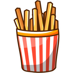 French Fries Sticker