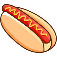 Hotdog Sticker