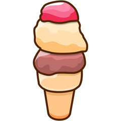 Ice Cream Sticker