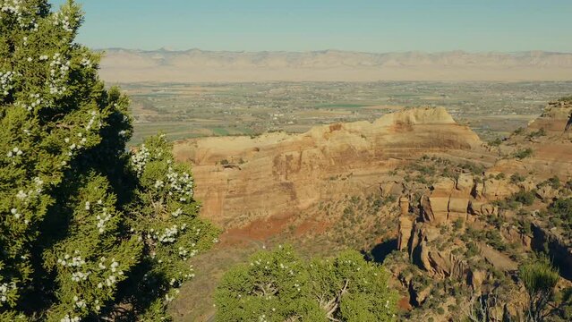 view at the mountains from the top of a mountain