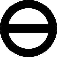 Icon symbol ban. Sign forbidden. Circle sign stop entry and slash line