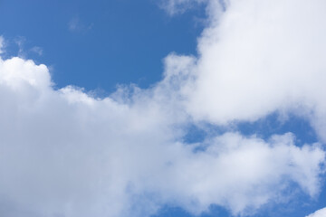 Naklejka na ściany i meble Clouds in Blue Sky