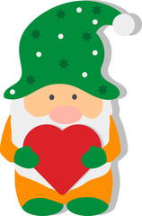 Gnome Christmas merry christmas SVG