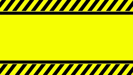Fotobehang warning tape sign. Caution tape. Warning Background for your design. Abstract warning lines for police, accident, under construction. © MdMunna