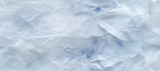 White plastic crumpled texture background. Generative AI technology.	
