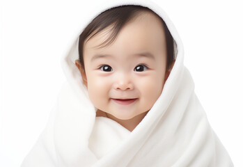 baby in towel