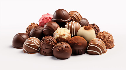 Obraz na płótnie Canvas Delicious chocolate candy pictures 