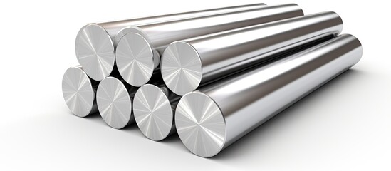 Round aluminum bars for additional processing - Powered by Adobe