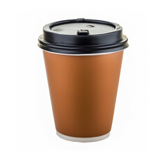 brown Isolated Coffee Cup 