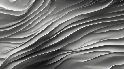 Black dark gray silver white wave abstract background for design. Light wave, wavy line. Ombre gradient. Noise rough grungy grain brushed metal metallic effect. Matte shimmer.Web banner.Wide.Panoramic