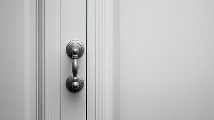 White Door Handle Design Photography